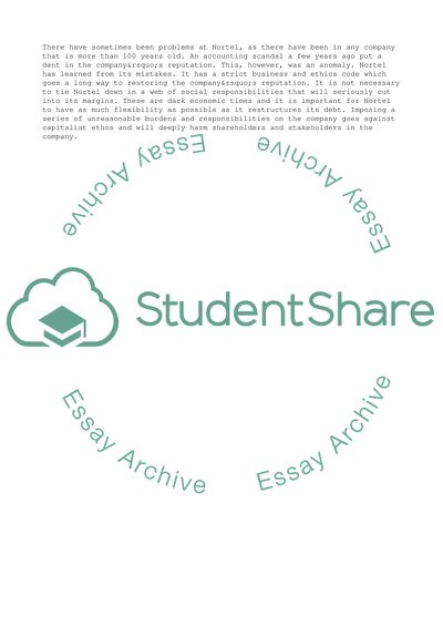 Nortels Business Practices