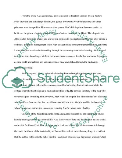 A Clockwork Orange and the Inviolability of Free Will