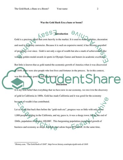 Effects of the Gold Rush to the Californian Indians as Genocide