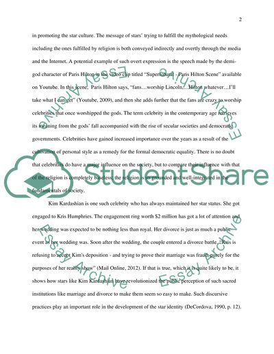 Celebrities, Fans and Stardom