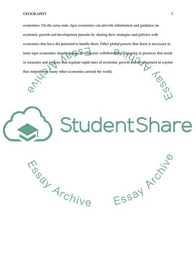 Economic Tiger Feared