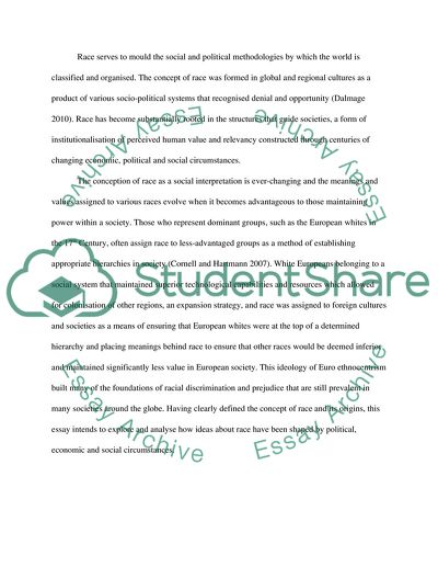 The Foundations of Race as a Social and Political Construct