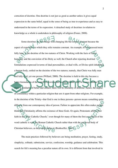 Religious Belief versus Intellectual Acceptance