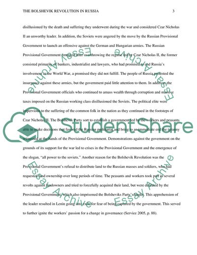 The Bolshevik Revolution in Russia