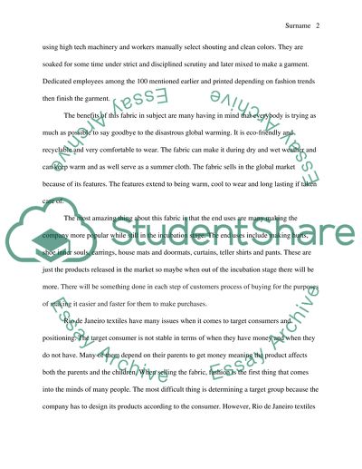 Fabric Research, Research a new apparel or home textile