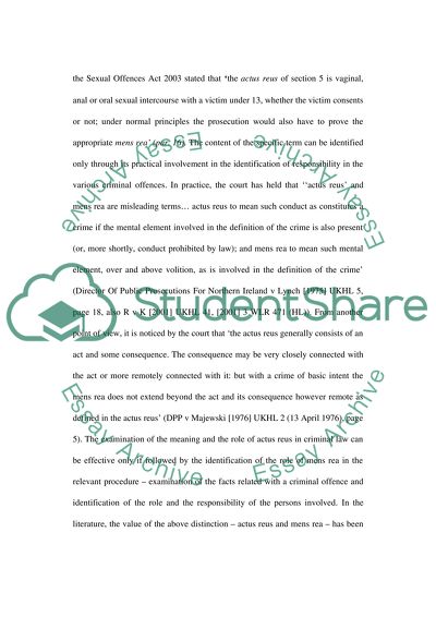 To Talk of Actus Reus as Guilty Conduct Is to Misunderstand English Criminal Law