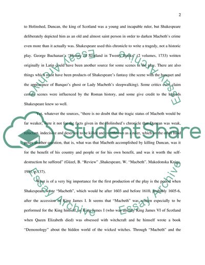 Macbeth by William Shakespeare