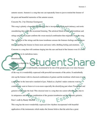 The Music with Great Performance