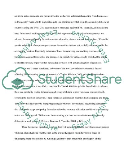 Does the way in which accounting represents the world facilitate the control of organizations