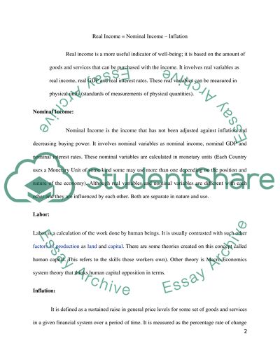 Explain why rising prices do not necesssarily mean declining living standards