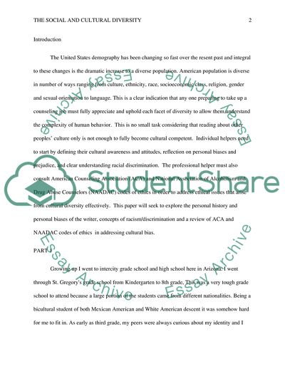 The Social and Cultural Diversity