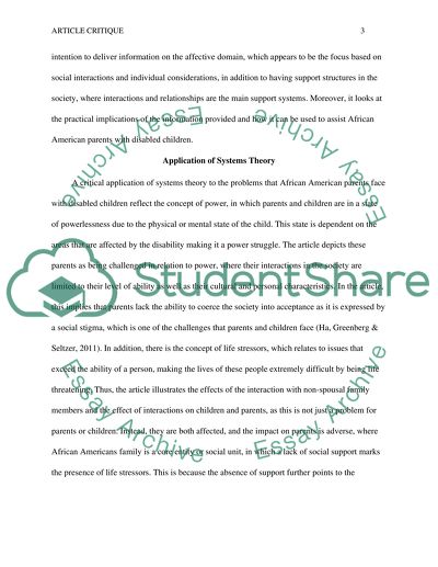 Parenting a Child with a Disability