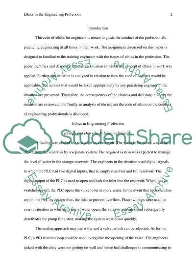 Ethics in the Engineering Profession