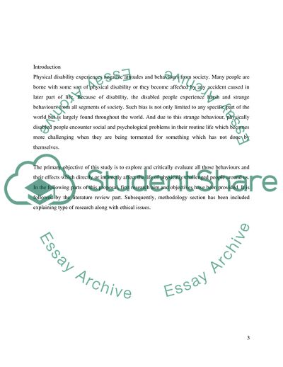 Social and Psychological Effects on Physically Disabled People