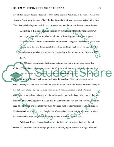 Racism and White Privilege