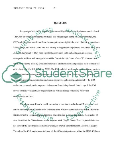 The Role of Chief Information Officers and the Challenges They Face