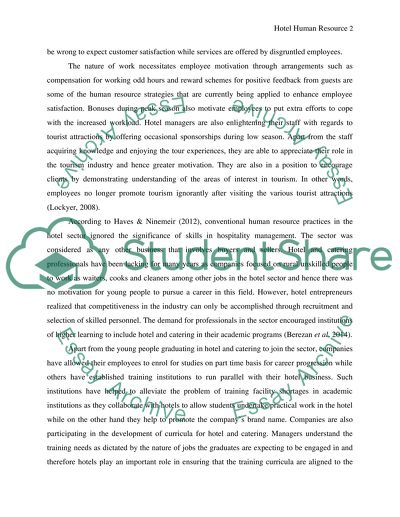 Hotel Human Resource