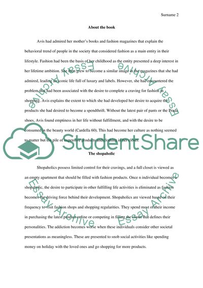 Memoirs of a Shopping Addict