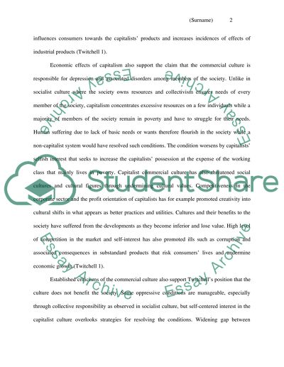 Consumerism and Identity