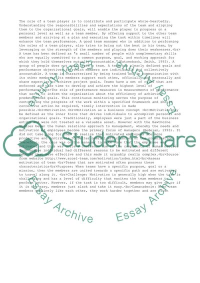 Developing People and Planning Work