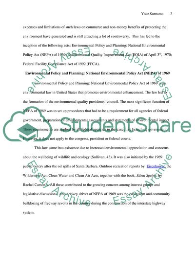 Environmental Regulations in the USA