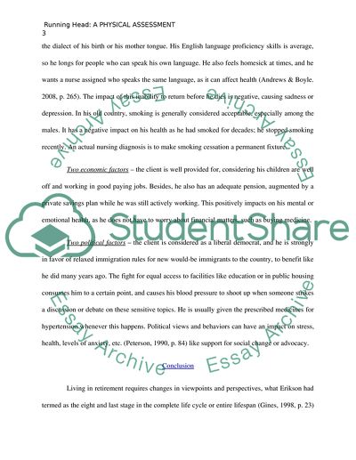 Conducting a Physical Assessment