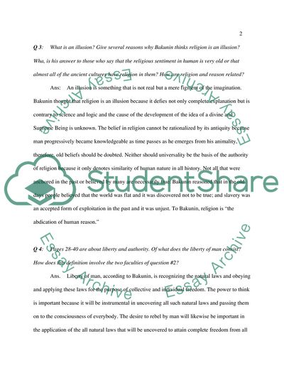 Michael Bakunin: God and the State