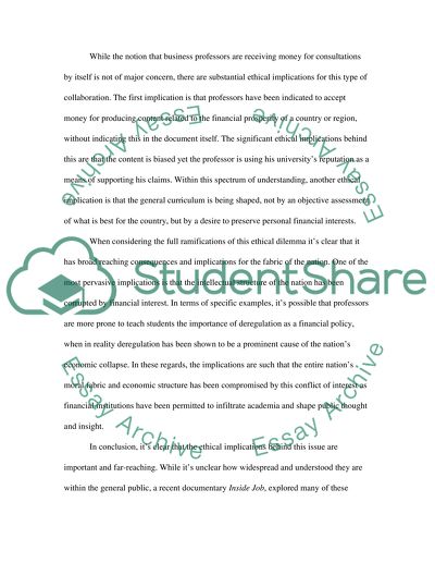 Describe an issue where there is an ethical implication