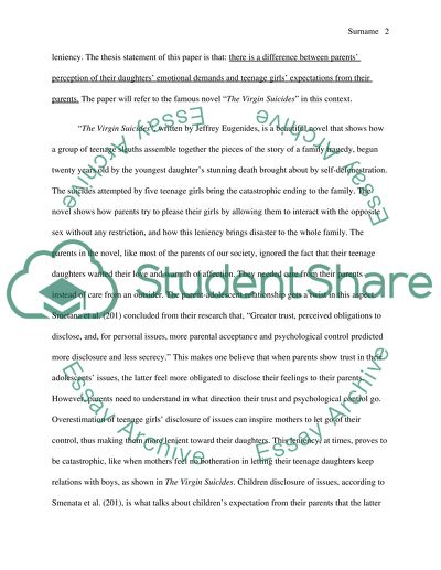 Relationship within The Virgin Suicides