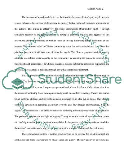 Communism and dictatorship essay example picture