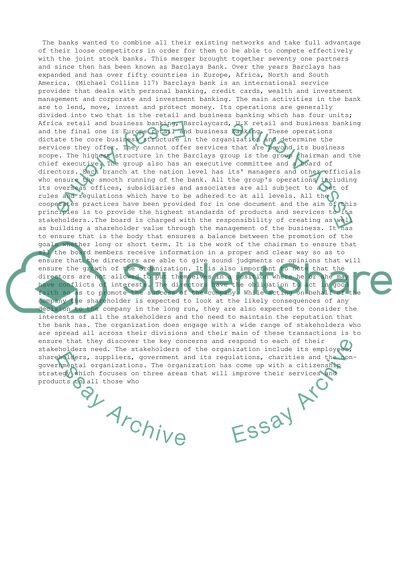 Barclays Bank Performance