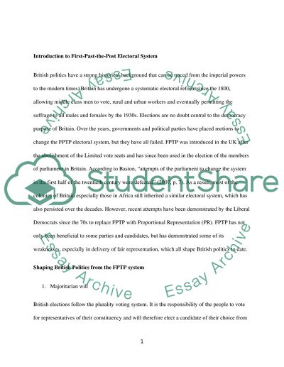 What is electoral system picture