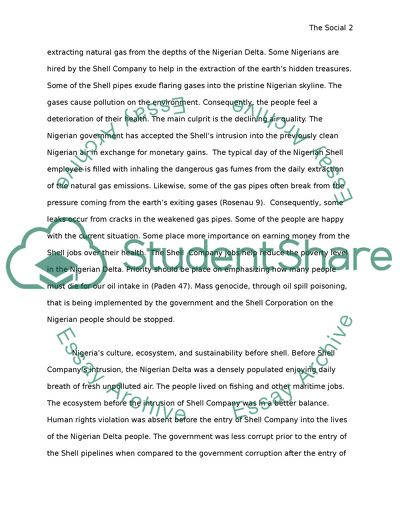 The Social Injustice Shell Gas is Putting on the Nigerian Delta