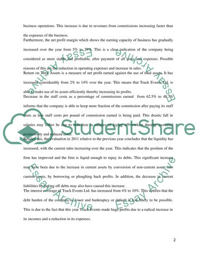 Financial Statement Analysis Report