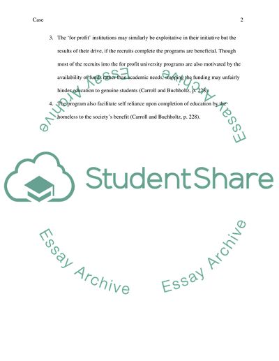 Hardsellling the Homeless