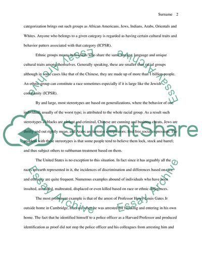 Racial Inequality and Racial Ethnic Differences Cannot be Eradicated in the US
