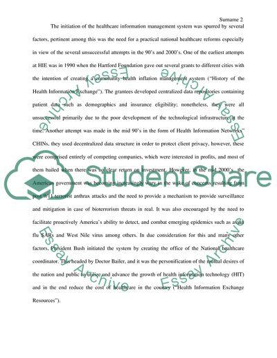 Health Information Exchange