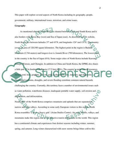 North Korea: A Detailed Study