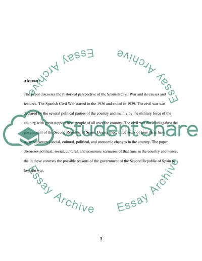 Was the Second Republic always destined to loose the war conflict in the Spanish Civil War