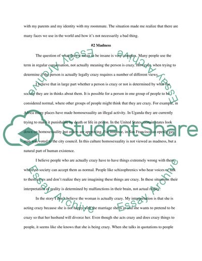 Analysis of Peoples Identity