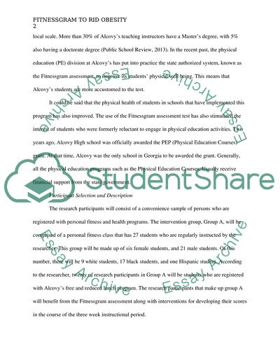 Fitnessgram to Rid Obesity