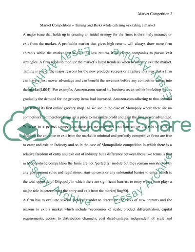 Market competition dissertation 08 image