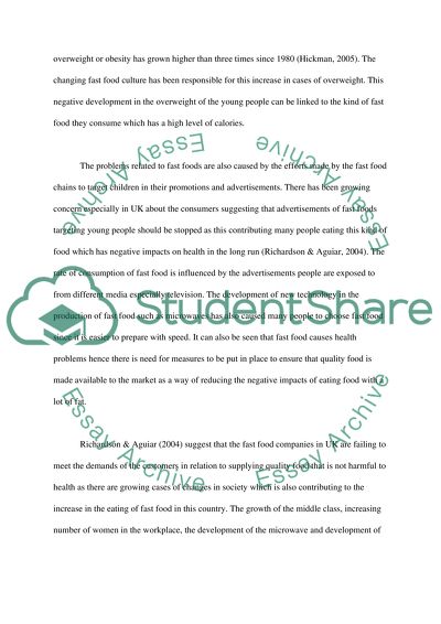 Fast food: positive and negative issues