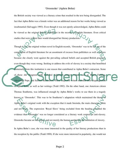 Writing the Modern World, 1600-1800 OROONOKO Aphra Behn, HAMLET Shakespeare, THE MAN OF MODE George Etherege