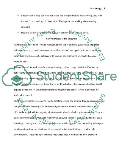 The Group Counseling Programs