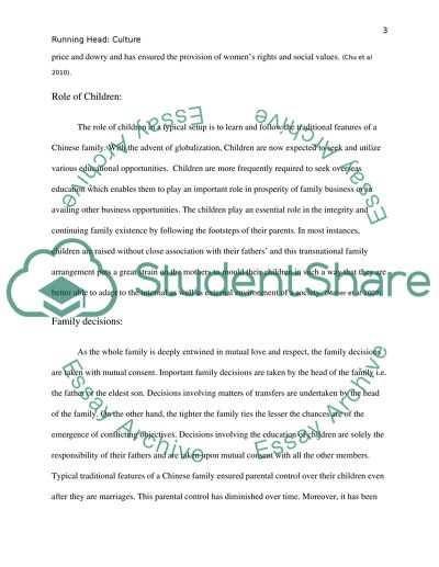 Importance of Chinese Family Setup and Role of Children