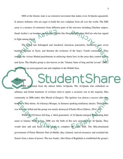 Islamic State in Iraq and Syria (ISIS)