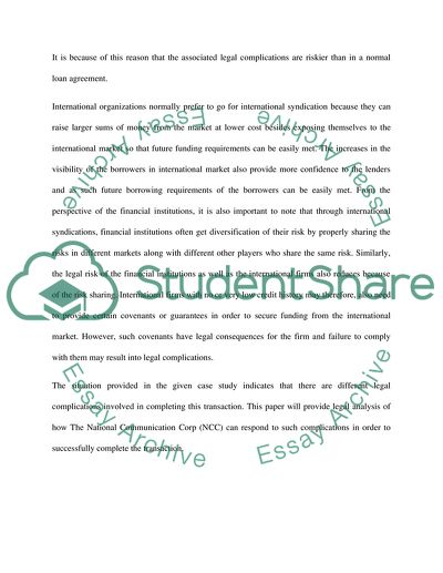 Different Legal Complications in The National Communication Corp