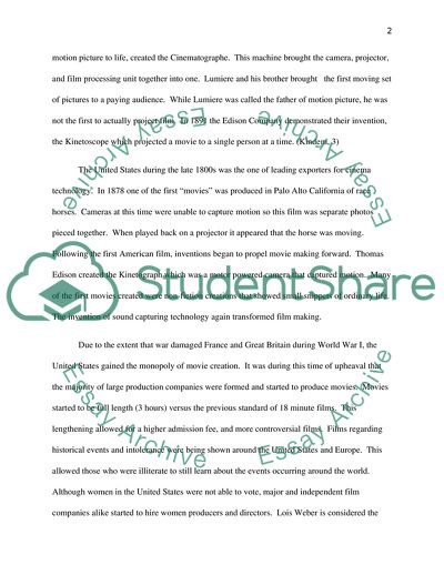 United States in Film: Sex, Drugs, and Violence