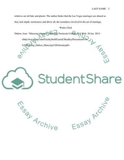 Las Vegas Marriage: Mockery of a Sacred Union